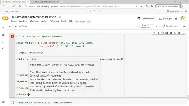 Modèle de Forêt aléatoire (Random Forest) | projet Customer Churn avec Python (video 16) смотреть онлайн