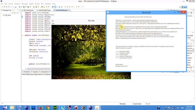 catch the rat simple game in java смотреть онлайн