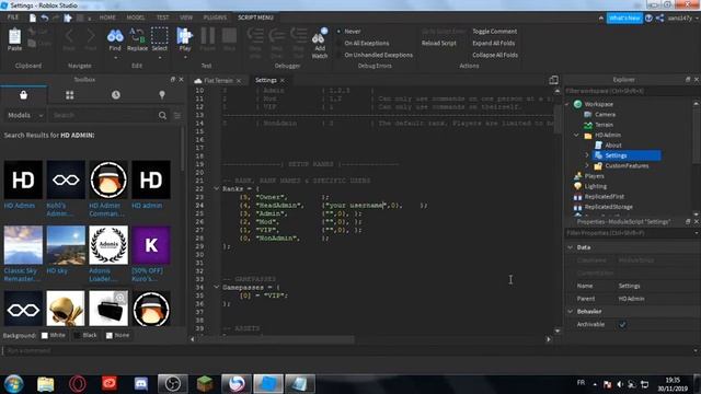how to get HD admin - Roblox смотреть онлайн