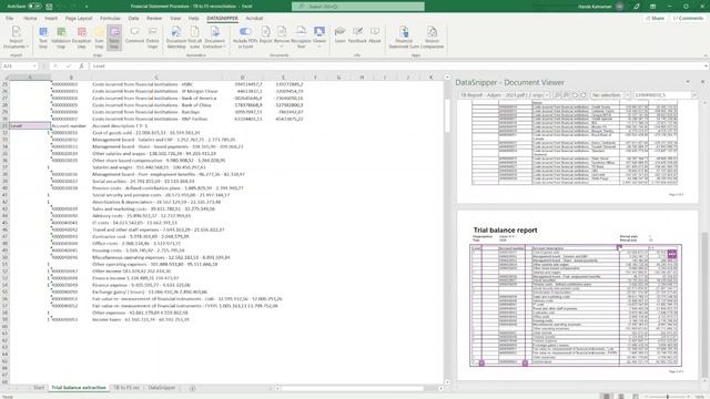 DataSnipper 4.0 - Extracting Tabular Data using Table Snip смотреть онлайн