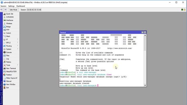 MikroTik Tutorial 25 - How to reset User Manager database to default (Hotspot) смотреть онлайн
