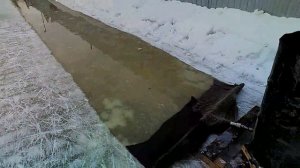 Варим лед для катка