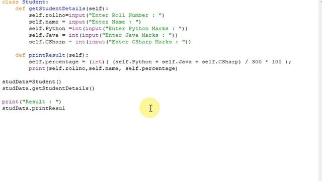 python Program on student management system смотреть онлайн