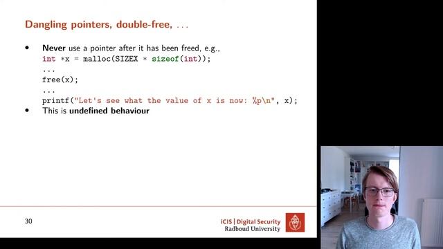 Stack and Heap (Hacking in C: Lecture 3) смотреть онлайн