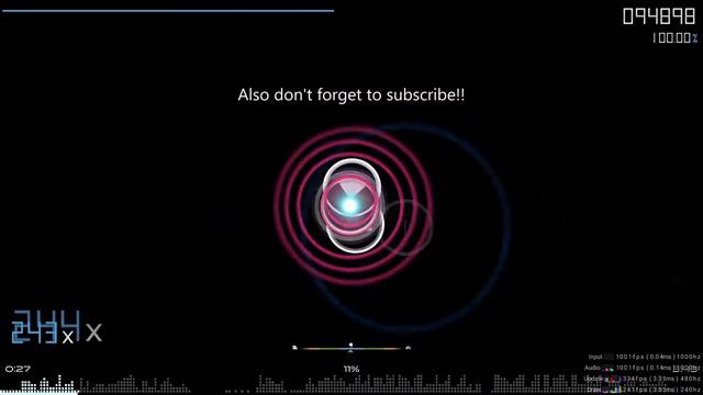 using osu!lazer's new mod(Aim assist) to make auto...without auto(NOTE: DOESN'T WORK ANYMORE) смотреть онлайн