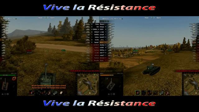WoT "Vive la Resistance" AMX 13 90 platoon part 3 смотреть онлайн