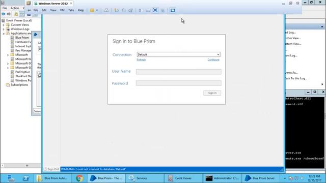 BluePrism Server Configuration смотреть онлайн
