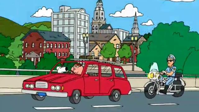 Питер не умеет разговаривать с властями. Гриффины. Приколы из Гриффинов смотреть онлайн