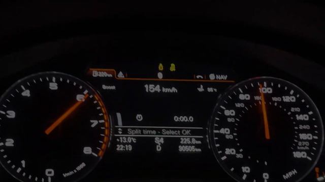 0-100 AUDI A6 C7 2.0 TFSI Quattro (211 HP) Разгон 0-100 (Acceleration 0-100)/(Dragy) 402m смотреть онлайн