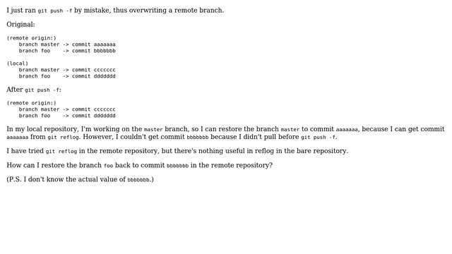 How can I recover from an accidental git push -f? (2 Solutions!!) смотреть онлайн