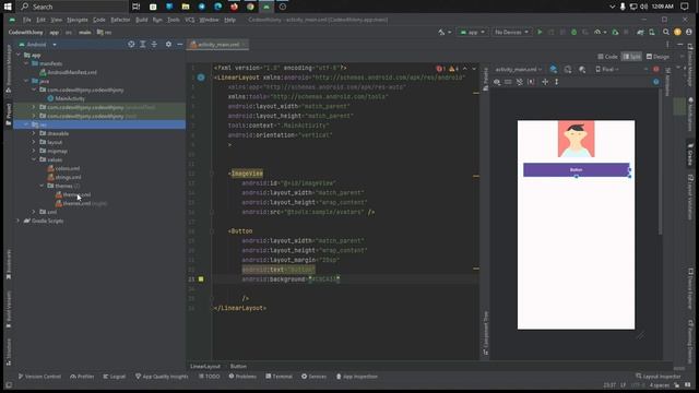 Button Color Change Problem 2023।।Color Not Changing in Android Studio।।Android Girafe।।CodeWithJon смотреть онлайн
