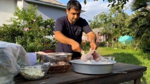 БАБУШКА ГОТОВИТ ХЛЕБ ТАНДУРИ  Азербайджанская Кухня Деревенская Кухня  Рецепты
