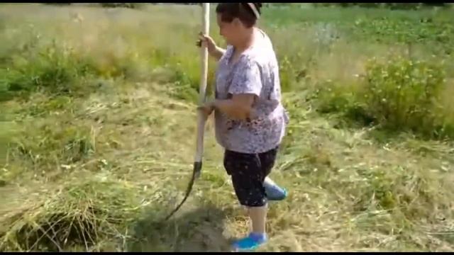 Косим траву и маленький обзор хозяйства смотреть онлайн