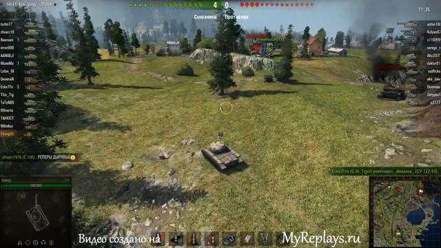WOT: Тихий берег - T21 - 3 фрага смотреть онлайн