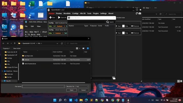 OpenBullet | Cách Sử Dụng OpenBullet Scan Mail Cổ | Video By HChong смотреть онлайн