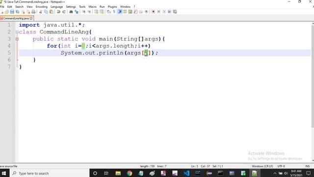 Java Tutorial: Command-Line Argument in Java | part 41 смотреть онлайн