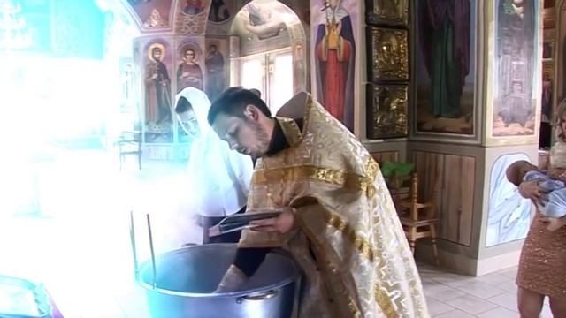 Обряд Крещения Даниила. Итоговый видеоролик смотреть онлайн