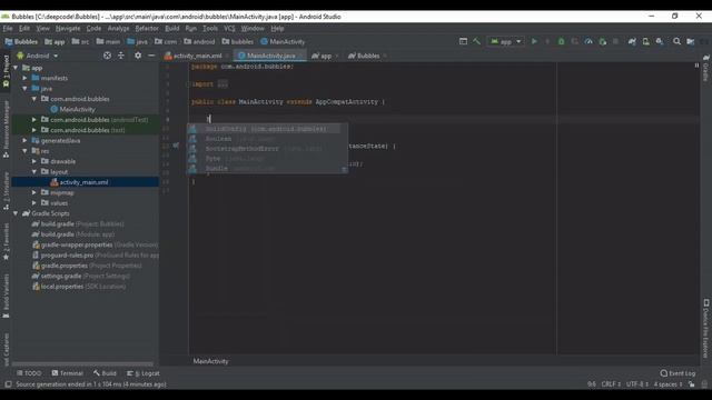 Android Studio Tutorial - Animated Bubbles смотреть онлайн