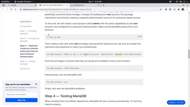 Web Dev Environment Setup On Linux Part:08 Install MySQL смотреть онлайн