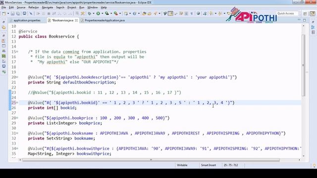 8.MICROSERVICE: PART-III How to use the Spring Expression Language to Read the value form Propertie смотреть онлайн