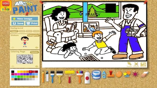 Color, Draw and Paint - Kindergarten Skill Games смотреть онлайн