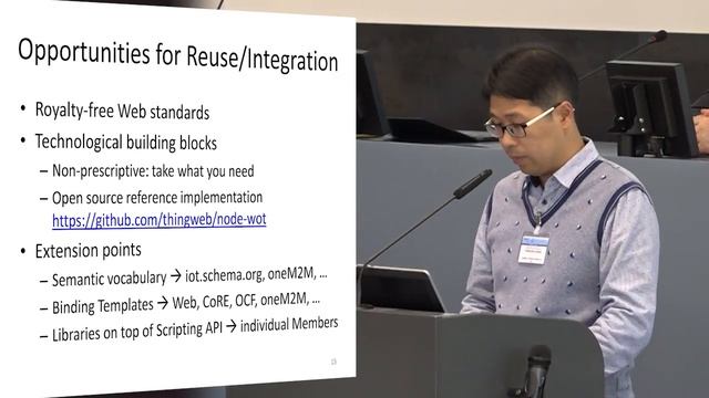 ETSI IoT week 2017 - Web of Things – a Bridge to Broader IoT Ecosystem смотреть онлайн
