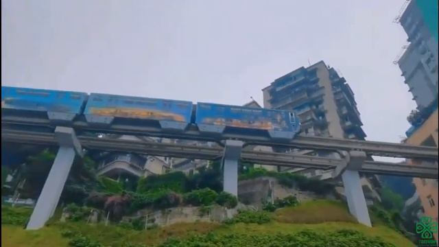 Liziba Subway Station in Chongqing смотреть онлайн