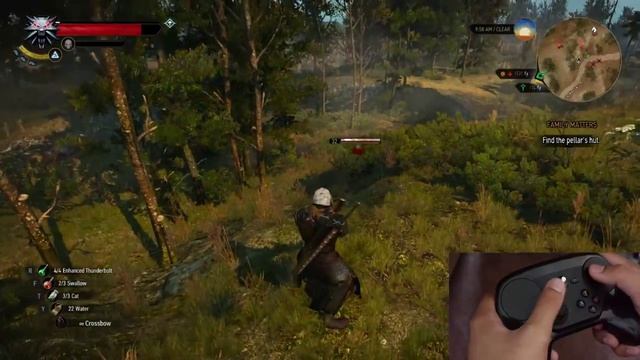 Witcher 3 + Steam controller | Playtest & Impressions смотреть онлайн