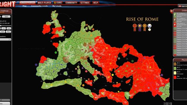 Caesar's Challenge - Warlight смотреть онлайн