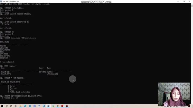 DML(Data Manipulation Language) Pada SQL Plus смотреть онлайн
