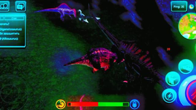 The Cursed Isle Pvp играю за трицератопса против рексов и спино пвп #thecursed #динозавры #мемы