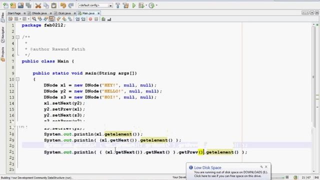 Tut 009 - Double Linked List in Java Cont'd смотреть онлайн