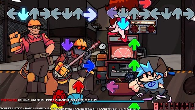 FNF Vs. TF2 Mann Co Engineer - Frontierjustice (4k) смотреть онлайн
