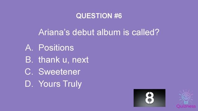 ARIANA GRANDE QUIZ QUESTIONS | How Well Do You Know ARIANA GRANDE Celebrity Quizzes With Answers