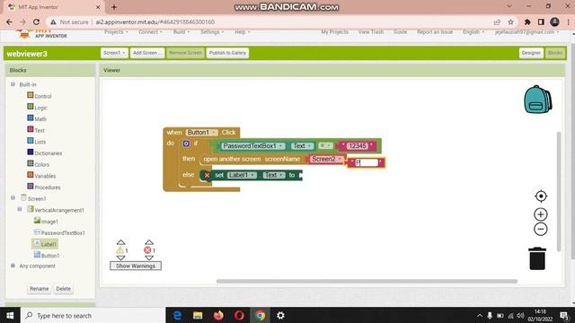 TUTORIAL MEMBUAT WEBVIEWER DI MIT APP INVENTOR