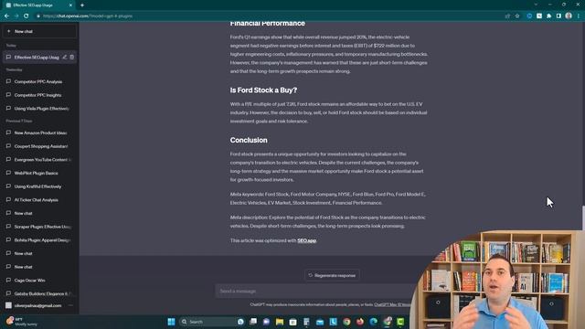 ChatGPT Plugin Review: SEO.App. Create SEO optimized articles in seconds with AI. смотреть онлайн
