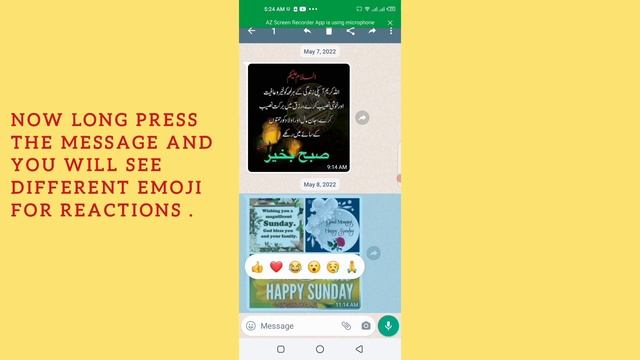 How To React To Message On WhatsApp With Emoji - New WhatsApp 2022 Update смотреть онлайн