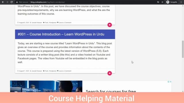 Ep. 003 - Course Helping Material and Resources - Learn WordPress in Urdu/Hindi смотреть онлайн
