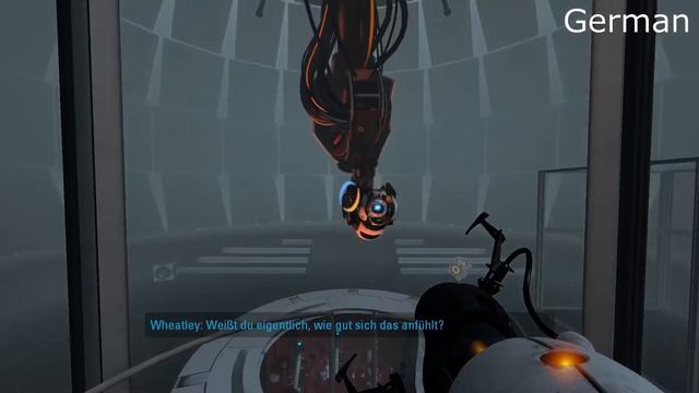 Portal 2 Wheatley takes over language comparison смотреть онлайн