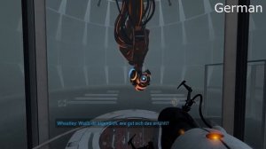 Portal 2 Wheatley takes over language comparison