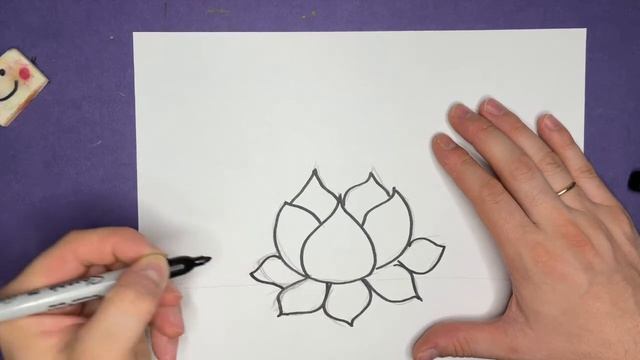 Как нарисовать Лилию Легко / Рисование для детей смотреть онлайн