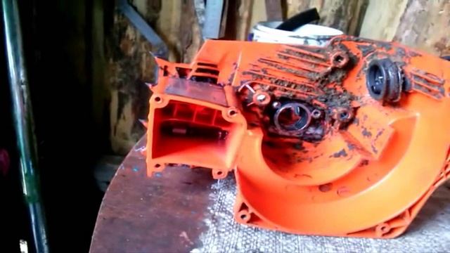 Разборка бензопилы Oleo Mac 941C. Дефектовка деталей.