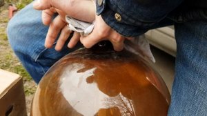 Открываем пластиковую пивную кегу на 30 литров. От Сан Саныча.