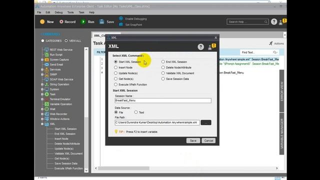 Read and update xml content with Automation Anywhere смотреть онлайн