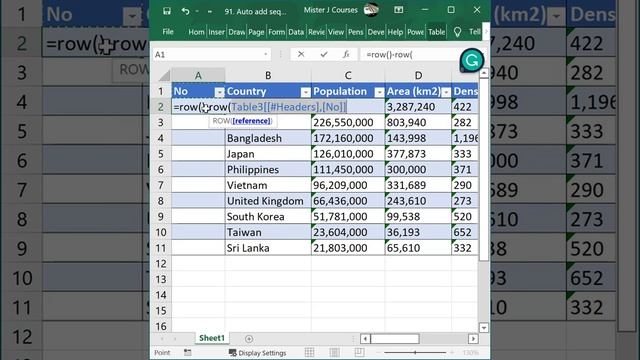 Automate Row Numbers in Excel смотреть онлайн