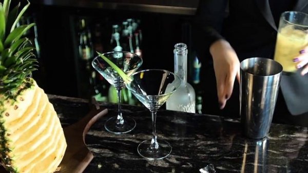 Kama Bistro Pineapple Cardamom Martini