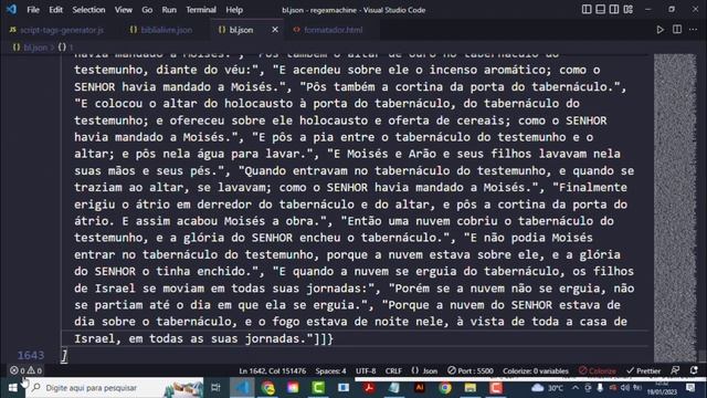 Bíblia Livre em JSon para download смотреть онлайн