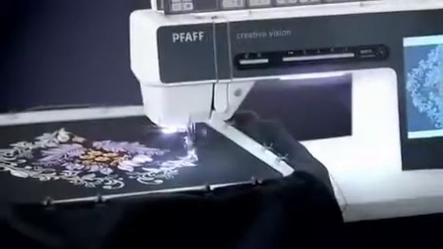 PFAFF® creative vision™ sewing and embroidery machine смотреть онлайн