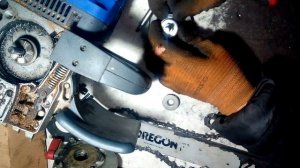 Электропила, замена звёздочки