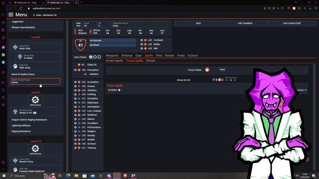Goku form Dragon Ball in Pathfinder 2e | Popculture characters in pf2e смотреть онлайн